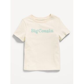 تي شيرت مطبوع بأكمام قصيرة للجنسين من Old Navy للأطفال الصغار - ملح البحر والخل in Kuwait