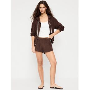 Old Navy Mid-Rise Terry Cloth Shorts -- 2.5-inch inseam - Peppercorn in Kuwait