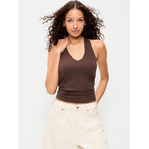 Old Navy Ribbed Loop-Back Halter Top - Peppercorn in Kuwait