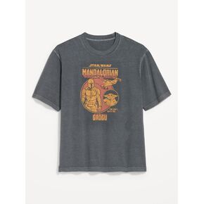 Old Navy Star Wars™ Heavyweight Garment-Washed T-Shirt for Adults - Gray in Kuwait