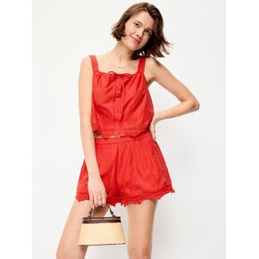 Old Navy Tie-Front Cami Tank Top - Moonfish Orange in Kuwait