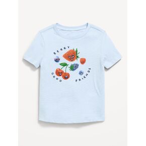 Old Navy Short-Sleeve Graphic T-Shirt for Toddler Girls - Sky Maintenance in Kuwait