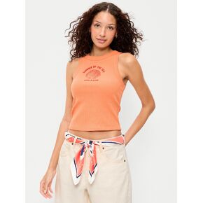 Old Navy Snug Crop Tank Top - Loquat in Kuwait