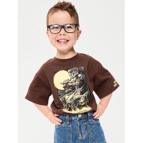 تي شيرت برسومات كبيرة الحجم للجنسين من Old Navy Star Wars™ للأطفال الصغار - بني ترابي in Kuwait