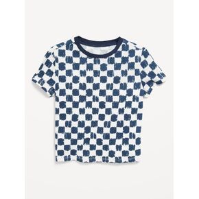 Old Navy Printed Short-Sleeve T-Shirt for Toddler Boys - Checks in Kuwait