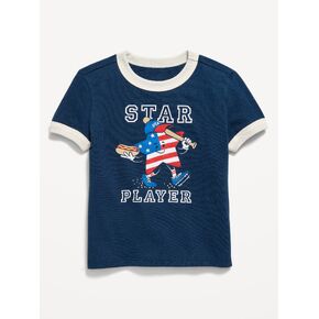 تي شيرت برسومات Ringer بأكمام قصيرة من Old Navy للأولاد الصغار - ليلة غامضة in Kuwait