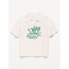 سترة ذات ياقة كبيرة الحجم من Old Navy للأولاد الصغار - ملح البحر in Kuwait