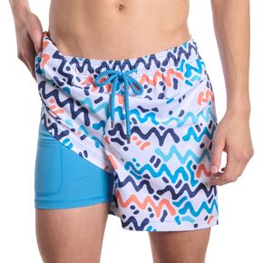 Capelle Miami Print Hybrid Shorts in Kuwait