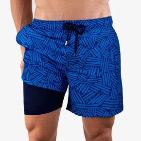 Capelle Miami Closeout Print Hybrid Shorts in Kuwait