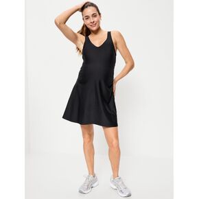 فستان PowerSoft Mini Skort بدون أكمام للحوامل من Old Navy - جاك أسود in Kuwait