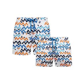 Capelle Miami Dad & Son Matching Swim Trunks - Line Rush - Ocean and Sol in Kuwait