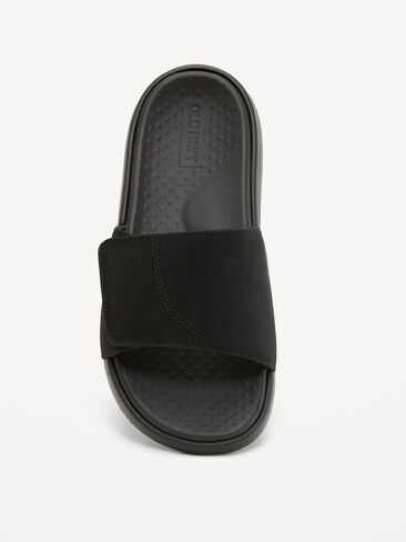 Old Navy Performance Active Slides for Boys - Black Jack in Saudi Arabia