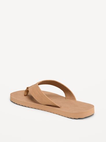 Old Navy Faux-Suede Flip-Flop Sandals for Boys - Brown in Saudi Arabia