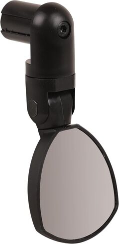 Zefal Spin 25 Bar-End Bike Mirror – Compact Foldable Rearview Mirror for Road & Gravel Bikes | 25 cm² Convex Chrome ABS, Triple-Axis Adjustable, Reversible Mount, 57 g in Saudi Arabia