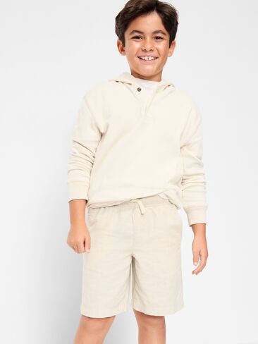 شورت Old Navy بطول الركبة مصنوع من مزيج الكتان للأولاد - رمية حجر in Saudi Arabia
