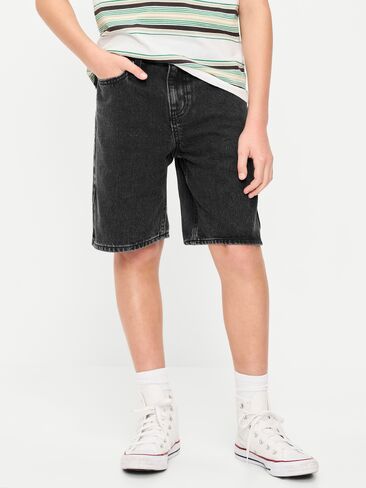 Old Navy Knee Length Baggy Jean Shorts for Boys - MATTHEW in Saudi Arabia