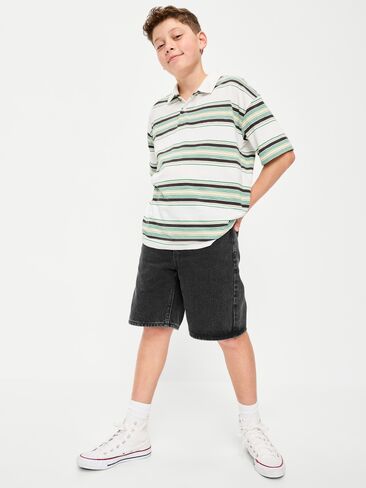 Old Navy Knee Length Baggy Jean Shorts for Boys - MATTHEW in Saudi Arabia