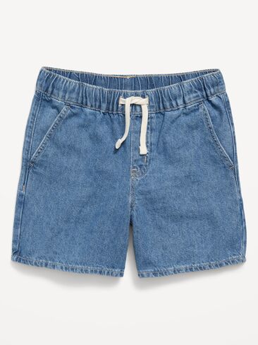 Old Navy Above Knee Super Baggy Pull-On Jean Shorts for Boys - PACIFIC in Saudi Arabia