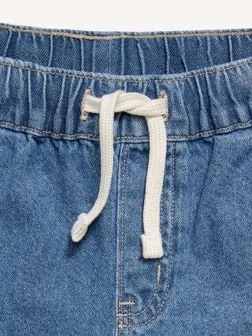 Old Navy Above Knee Super Baggy Pull-On Jean Shorts for Boys - PACIFIC in Saudi Arabia