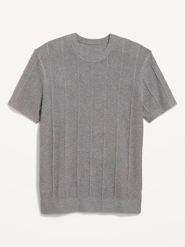 Old Navy Relaxed Sweater T-Shirt - Gray in Saudi Arabia
