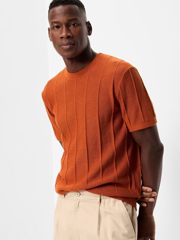Old Navy Relaxed Sweater T-Shirt - Spice Level in Saudi Arabia