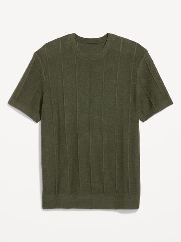 Old Navy Relaxed Sweater T-Shirt - Olive in Saudi Arabia