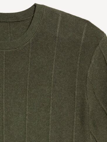 Old Navy Relaxed Sweater T-Shirt - Olive in Saudi Arabia