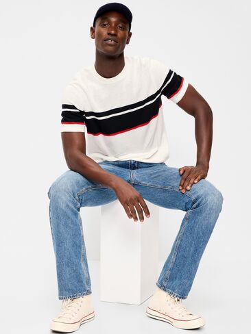 تي شيرت Old Navy مريح بكتل الألوان - ملح البحر in Saudi Arabia