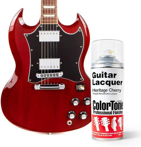 طلاء غيتار ColorTone Aerosol، أسود عميق in Kuwait