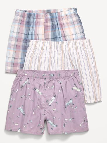 Old Navy 3-Pack Soft-Washed Boxer Shorts -- 3.5-inch inseam - Dusty Trail in Saudi Arabia