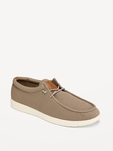 Old Navy Knit Deck Loafers for Men - Pale Khaki in Saudi Arabia
