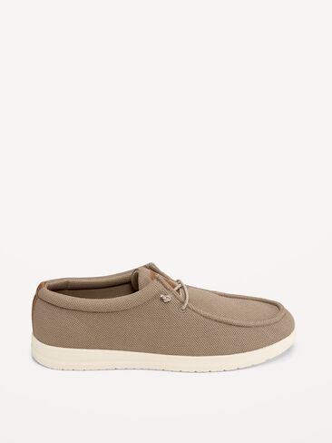 Old Navy Knit Deck Loafers for Men - Pale Khaki in Saudi Arabia