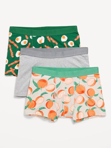 Old Navy Printed Trunks 3-Pack -- 3-inch inseam - Morning in Saudi Arabia
