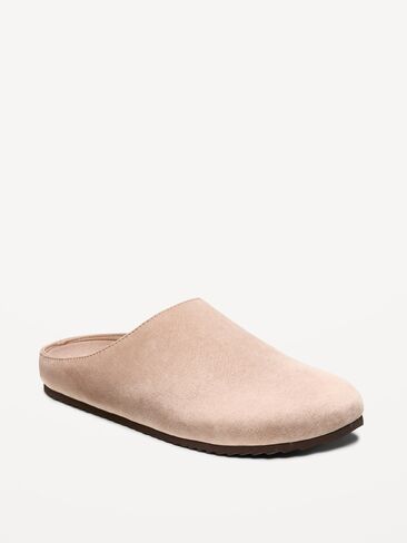 Old Navy Faux-Leather Mule Shoes for Men - Original Gray in Saudi Arabia