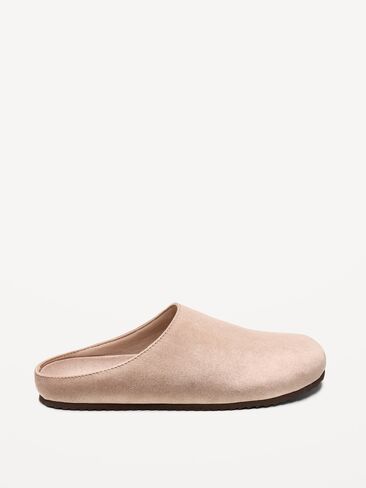 Old Navy Faux-Leather Mule Shoes for Men - Original Gray in Saudi Arabia