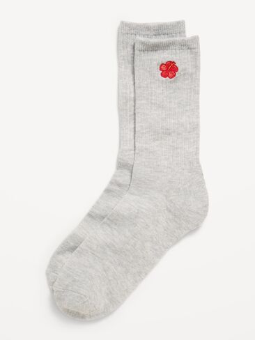 Old Navy Crew Socks for Men - Hibiscus Red in Saudi Arabia
