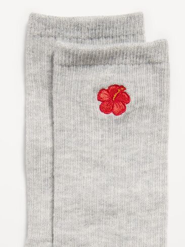 Old Navy Crew Socks for Men - Hibiscus Red in Saudi Arabia