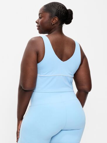 Old Navy StudioSmooth Seamed Longline Top - Monet Blue in Saudi Arabia