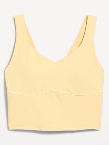 Old Navy StudioSmooth Seamed Longline Top - Butter Yellow in Saudi Arabia