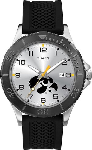 Timex Tribute Men's Collegiate Gamer 42mm Watch – Maryland Terrapins with Black Silicone Strap in Kuwait