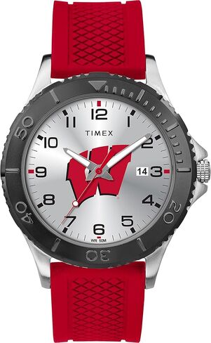 Timex Tribute Men's Collegiate Gamer 42mm Watch – Maryland Terrapins with Black Silicone Strap in Kuwait