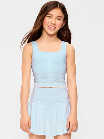 Old Navy Seamless Longline Bow Bra for Girls - Arctic Air in Saudi Arabia