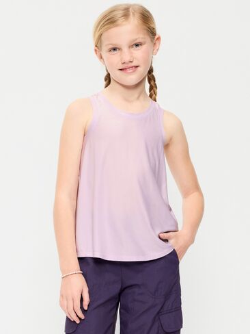 Old Navy CloudMotion Tank Top for Girls - Lilac Ice in Saudi Arabia