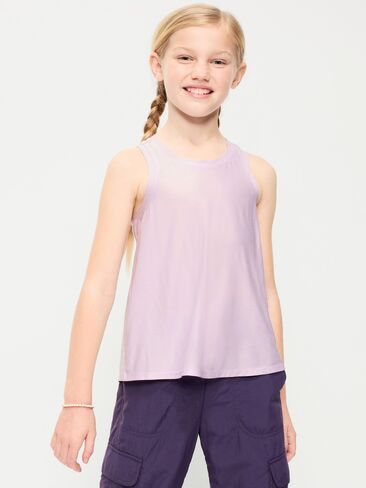 Old Navy CloudMotion Tank Top for Girls - Lilac Ice in Saudi Arabia