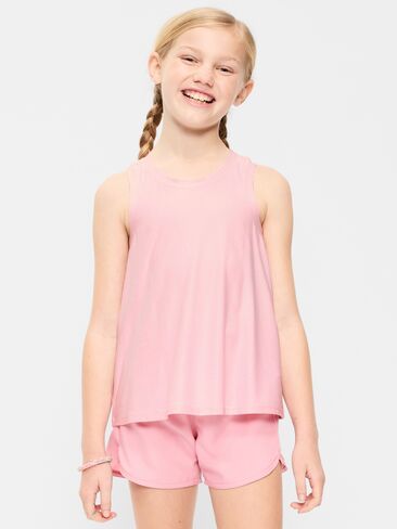 Old Navy CloudMotion Tank Top for Girls - Pink Sky in Saudi Arabia