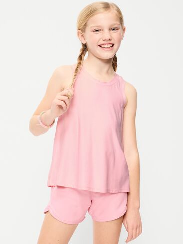 Old Navy CloudMotion Tank Top for Girls - Pink Sky in Saudi Arabia