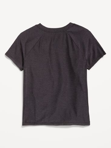 Old Navy CloudMotion Short-Sleeve T-Shirt for Girls - Black Jack in Saudi Arabia
