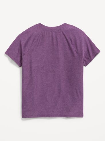 Old Navy CloudMotion Short-Sleeve T-Shirt for Girls - VINTAGE VIOLET in Saudi Arabia