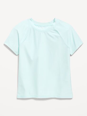 Old Navy CloudMotion Short-Sleeve T-Shirt for Girls - Arctic Air in Saudi Arabia
