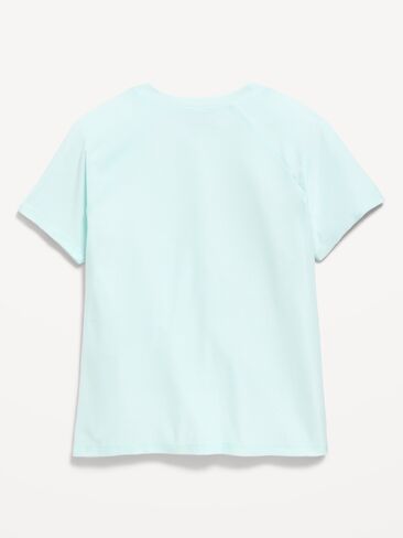 Old Navy CloudMotion Short-Sleeve T-Shirt for Girls - Arctic Air in Saudi Arabia